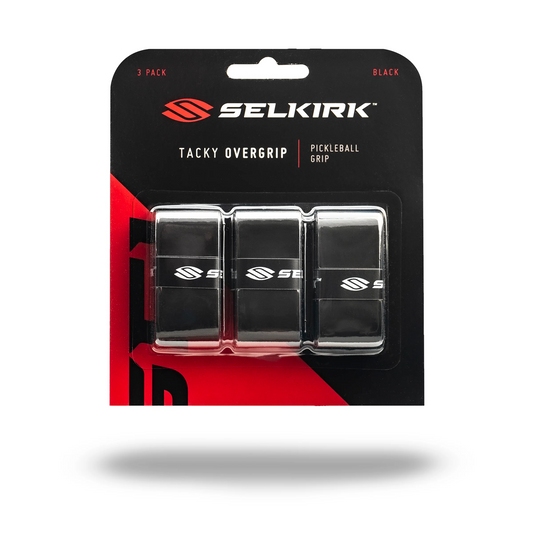 Selkirk Sport Tacky Pickleball Overgrip - 3 Pack Black