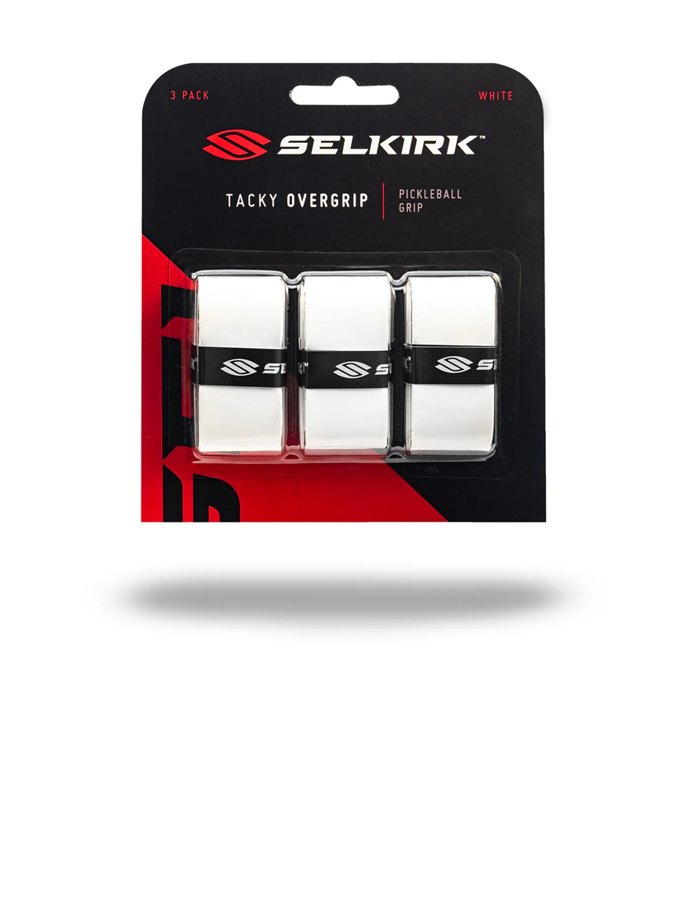 Selkirk Sport Tacky Pickleball Overgrip - 3 Pack White