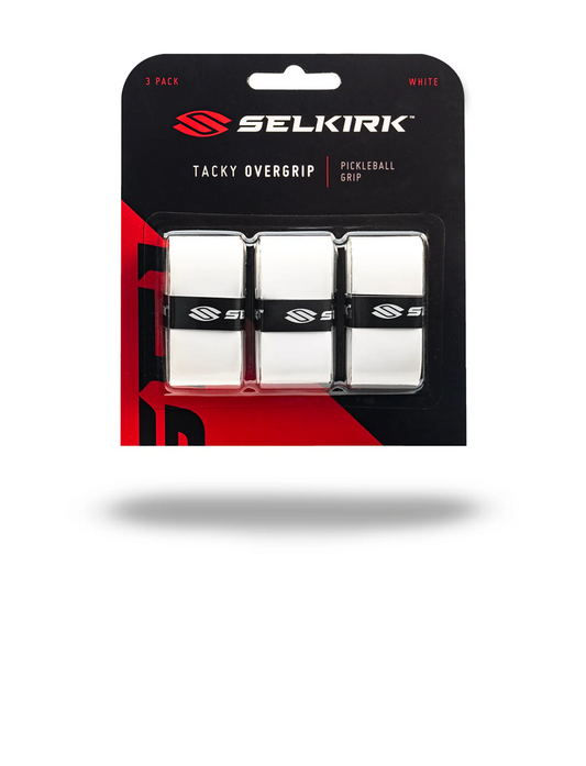 Selkirk Sport Tacky Pickleball Overgrip - 3 Pack White